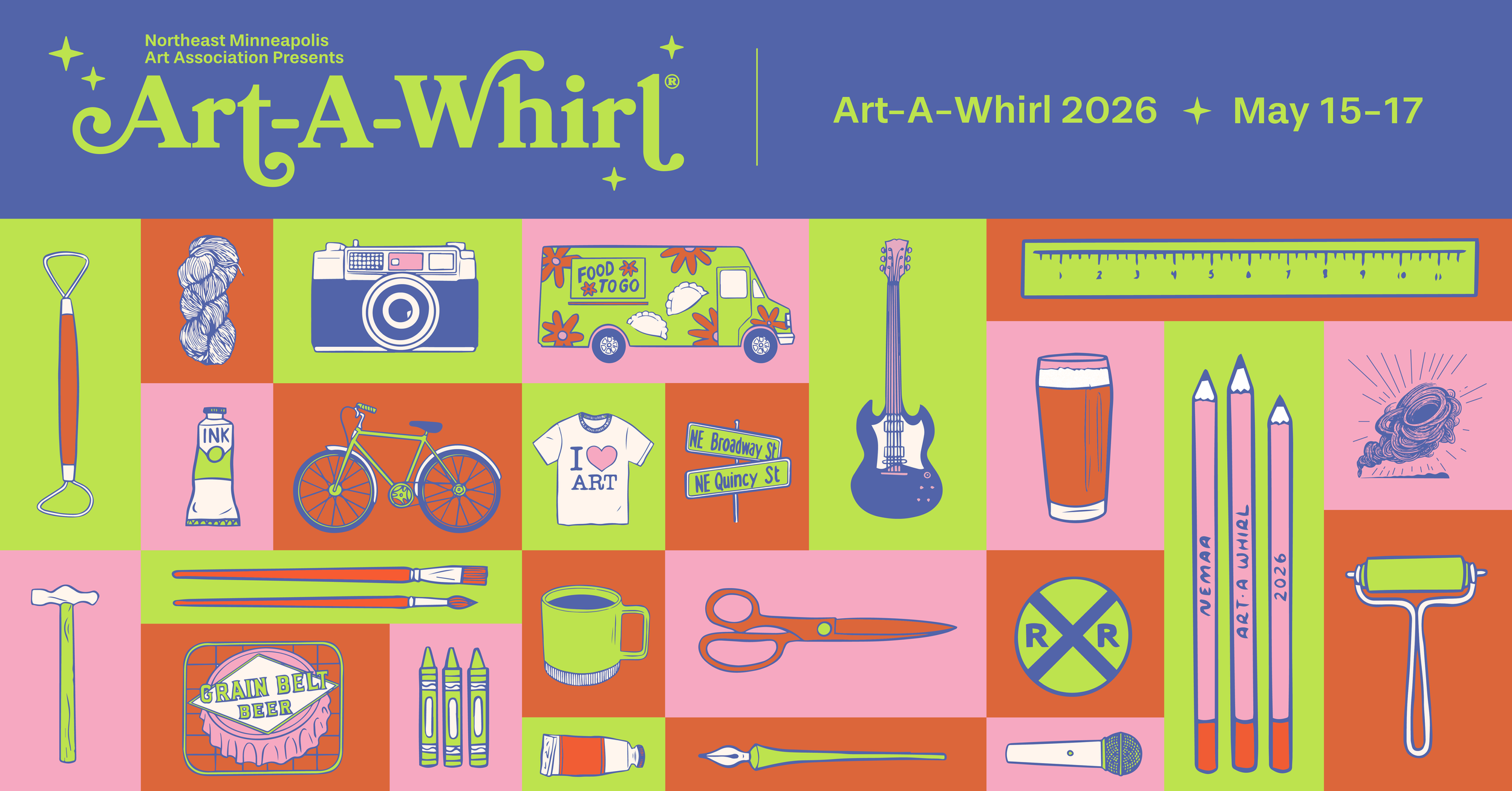 Art-A-Whirl 2026 Banner