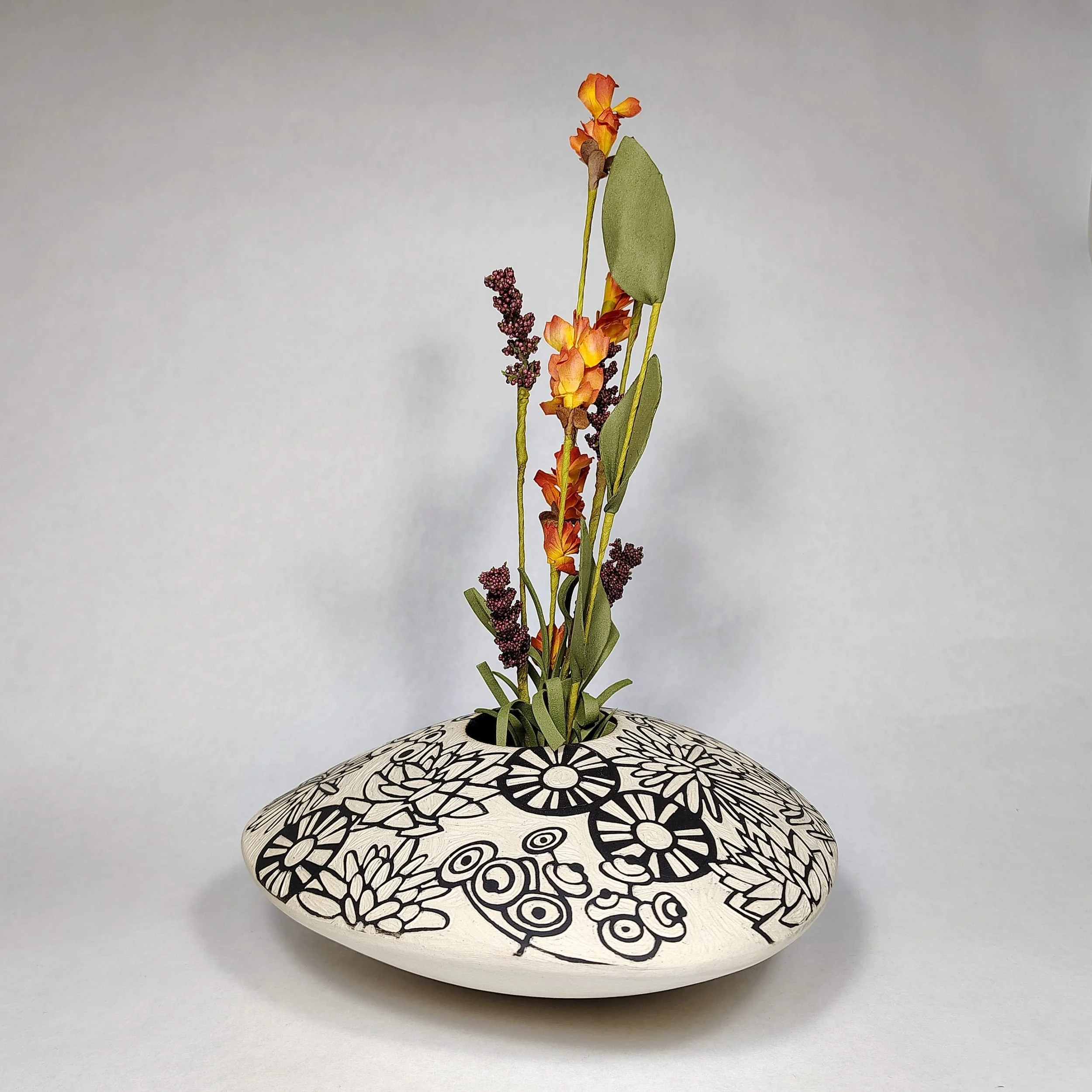 Vase, Ikebana, Succulent Garden