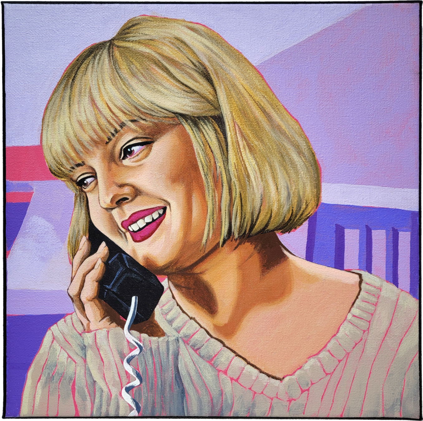 Casey, acrylic on canvas, 2025