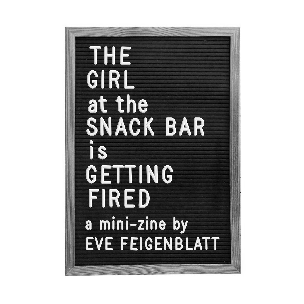 The Girl at the Snack Bar is Getting Fired (DRM-free PDF)