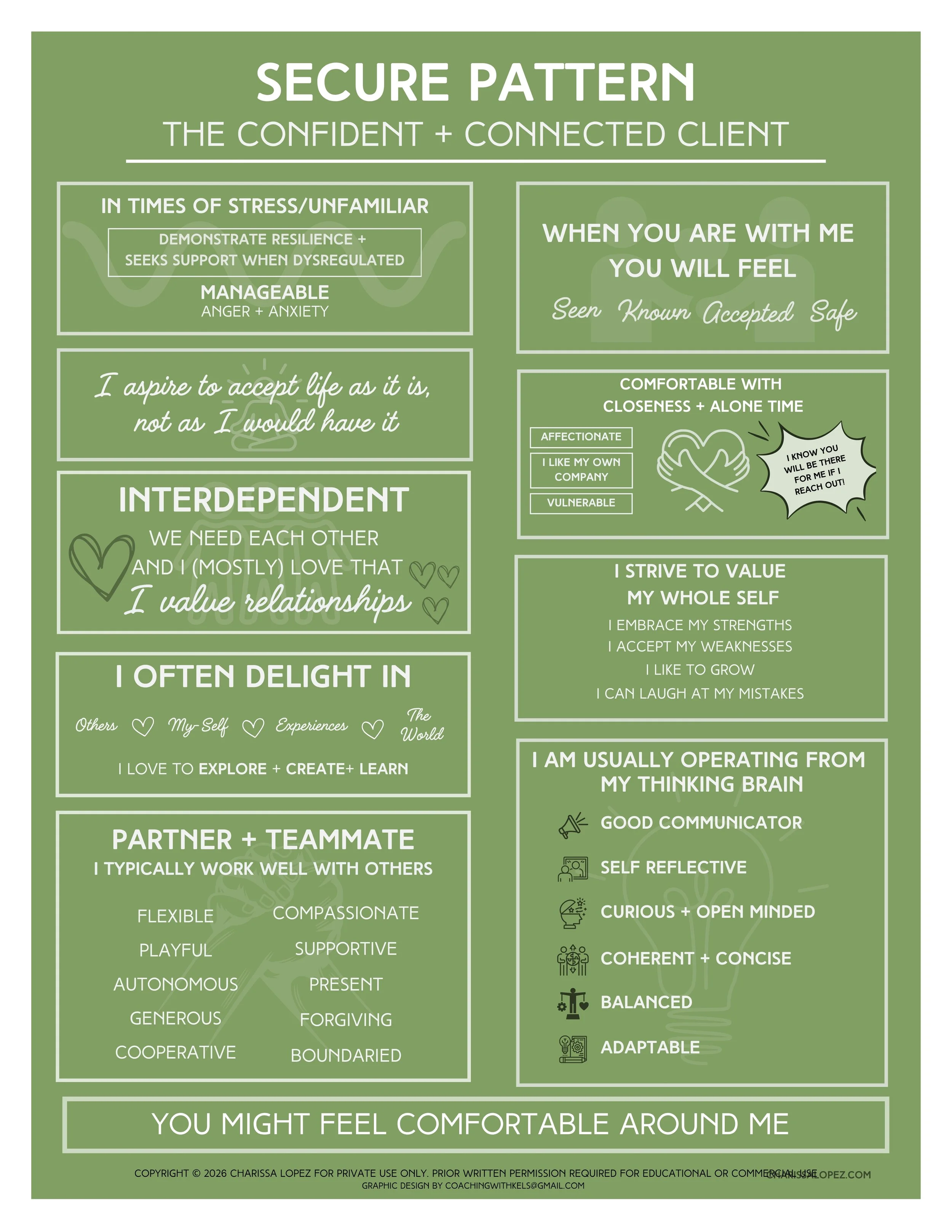 Attachment Infographics for Mental Health Professionals