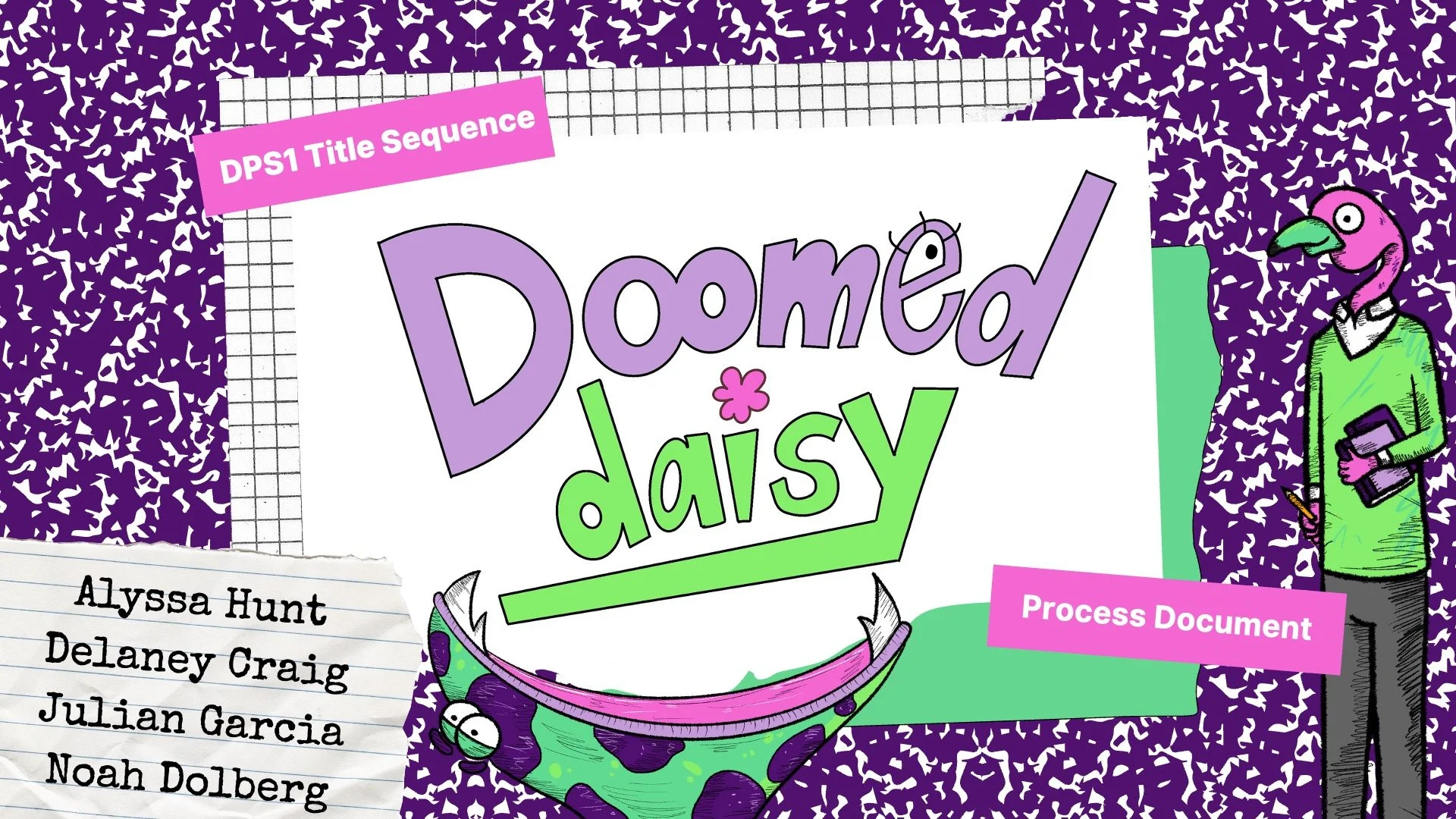 Doomed Daisy Mock Title Sequence
