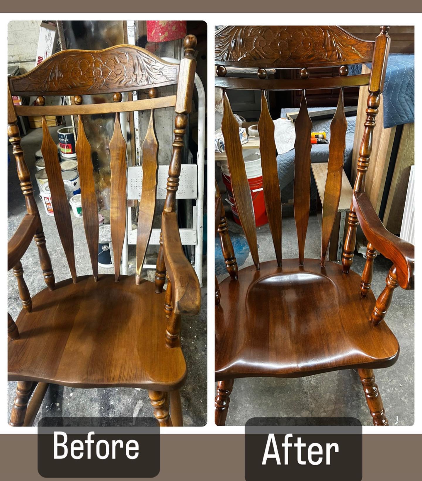 Finished restoration of antique furniture 😁