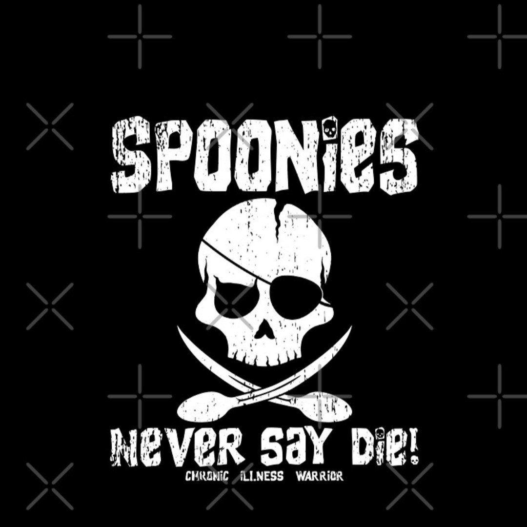 Spoonies Never Say Die Sticker