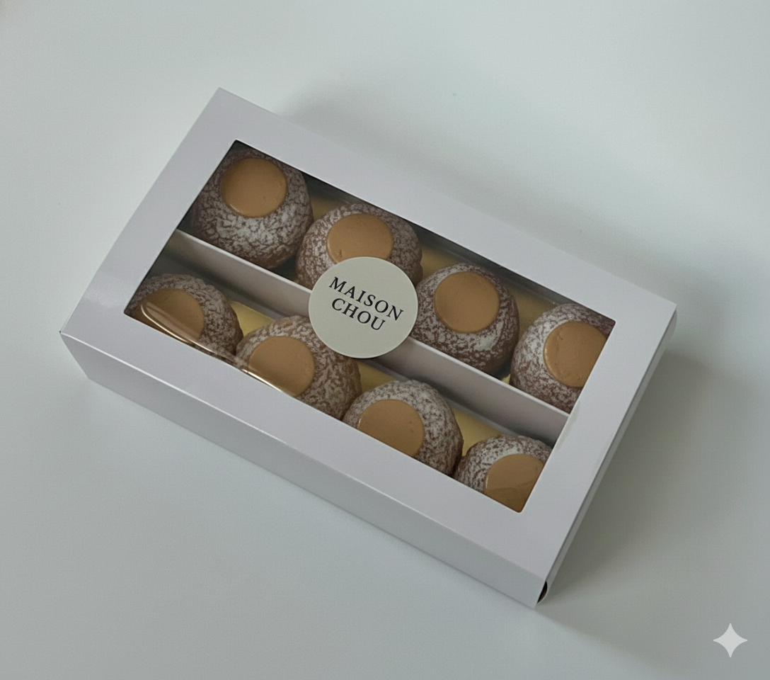 Box of Espresso Cream Puffs