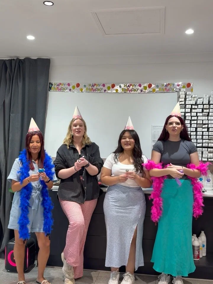 HAPPY BIRTHDAY TO OUR SWIFTIE, JADE 🎂🎊

Today we celebrate our amazing salon coordinator Jade! Happy birthday to you Jade 🩵 thank you for your overwhelming amount of support and love that you bring to this team and thank you for keeping us organis