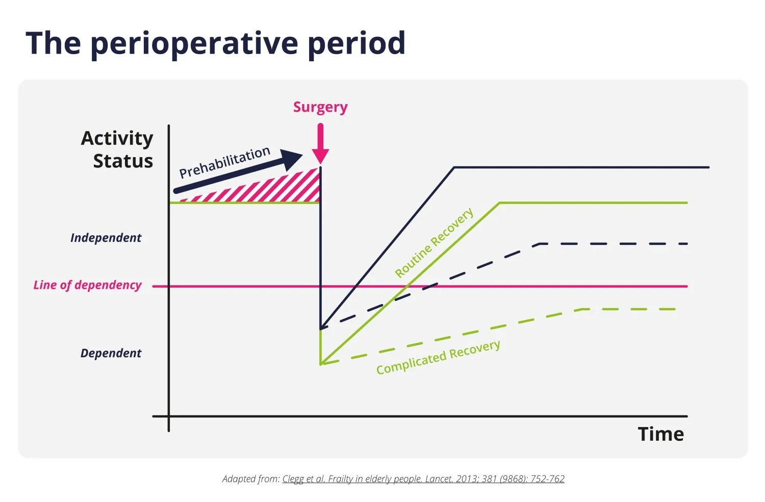 Infographic Demonstrating Why You Should Do Prehab PT to Optimize Post-Op Recovery