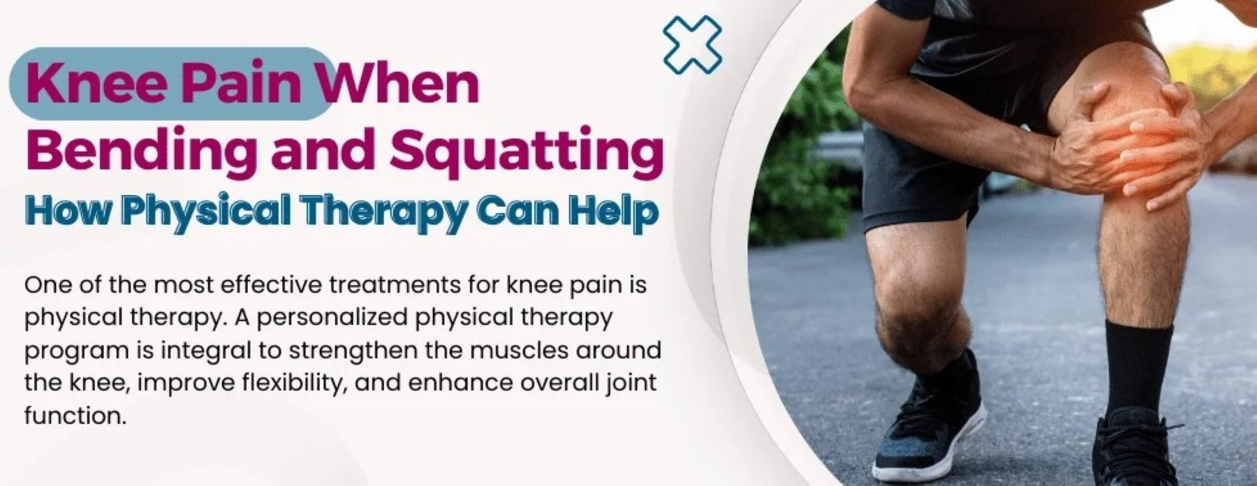 Physical therapy treatment for knee pain when squatting