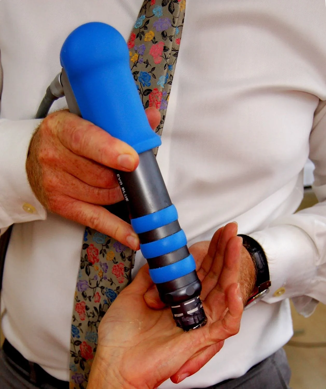 Shockwave therapy used to treat trigger finger.