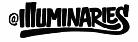 Black and white social media logo for 'Illuminaries'
