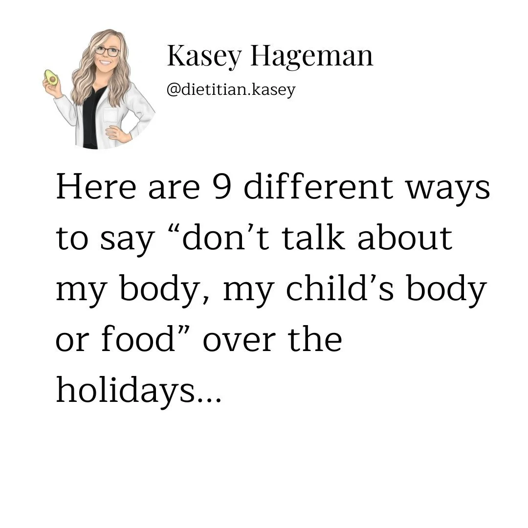 Have you ever struggled with setting boundaries during the holidays with friends or family? Let's talk through how you can make this holiday season (and honestly any setting) more pleasant for you!

Setting an initial boundary ahead of time with some