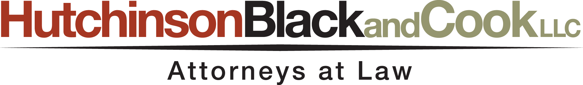 Logo for Hutchinson Black and Cook Attorneys at Law