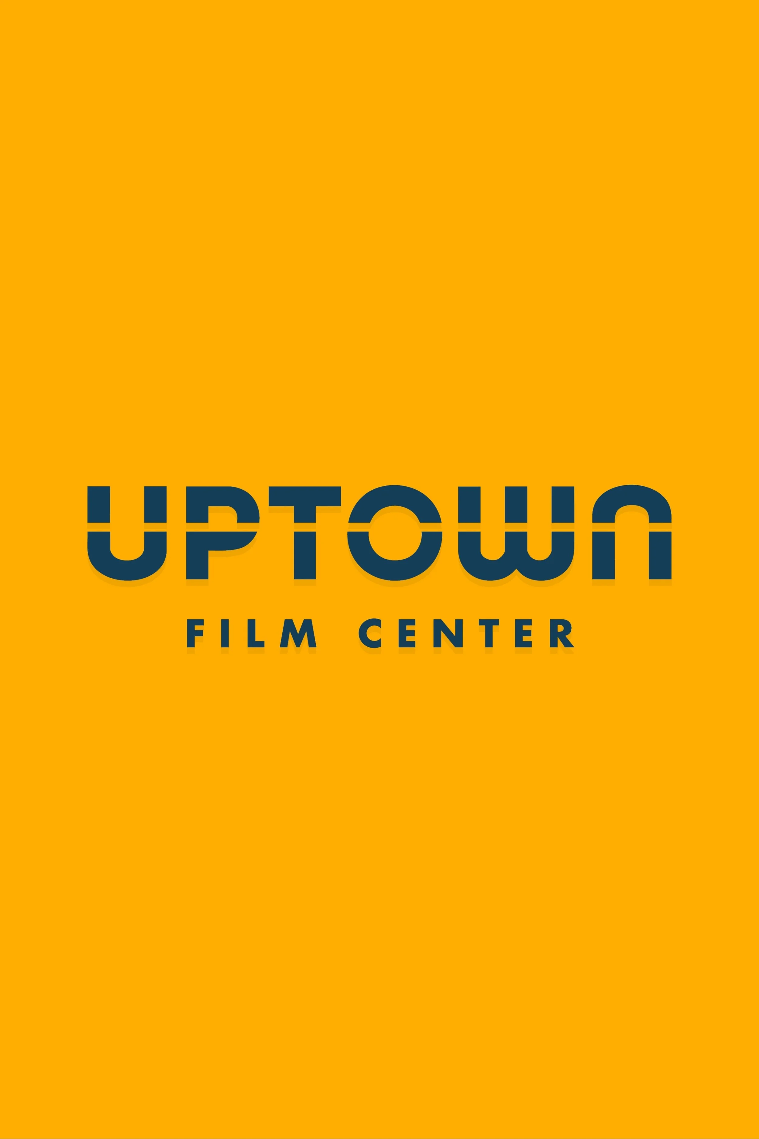 Uptown Film Center Logo With Yellow Background