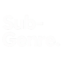 Graphic with the word 'Sub-Genre.' in white text on a black background.
