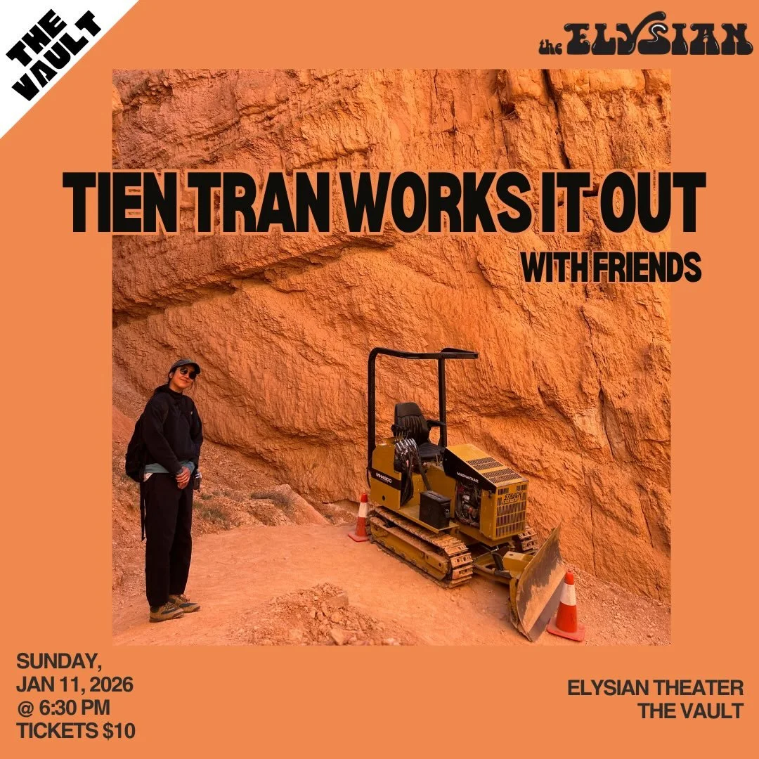 hello dear friends, kicking off 2026 with a show on Sun, Jan 11, 6:30 pm @elysianthevault with some hilarious sweeties TBA. can we fill The Vault on such short notice? Stay tuned to find out and buy tickets!! Ticket link in bio.