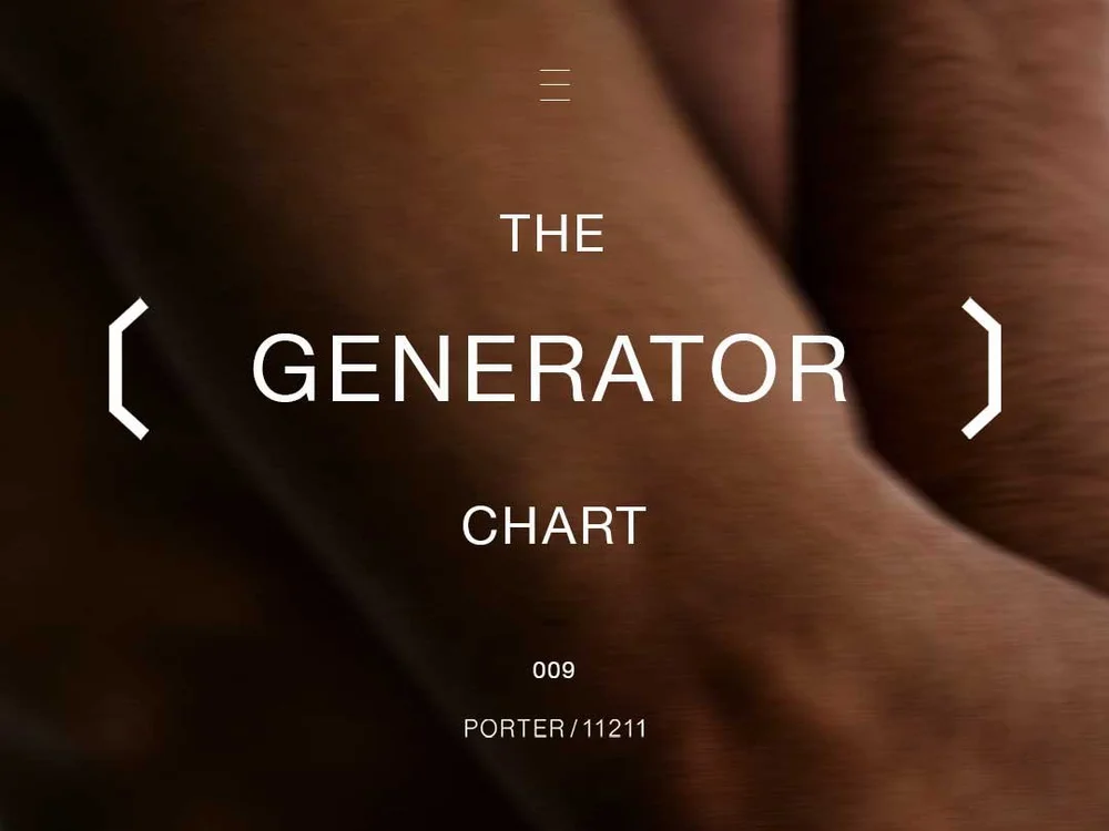 Generator Signator Chart PORTER / HUMAN DESIGN - The Generator Chart — PORTER / HUMAN DESIGN