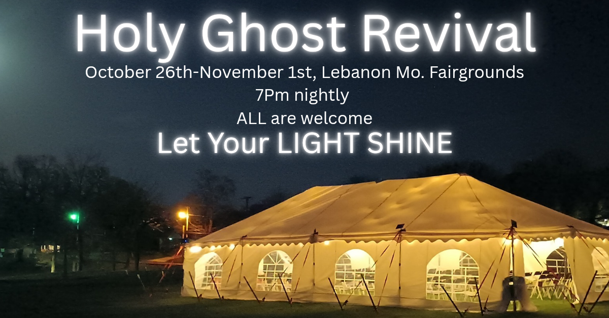 Holy Ghost Revival, Let your Light Shine