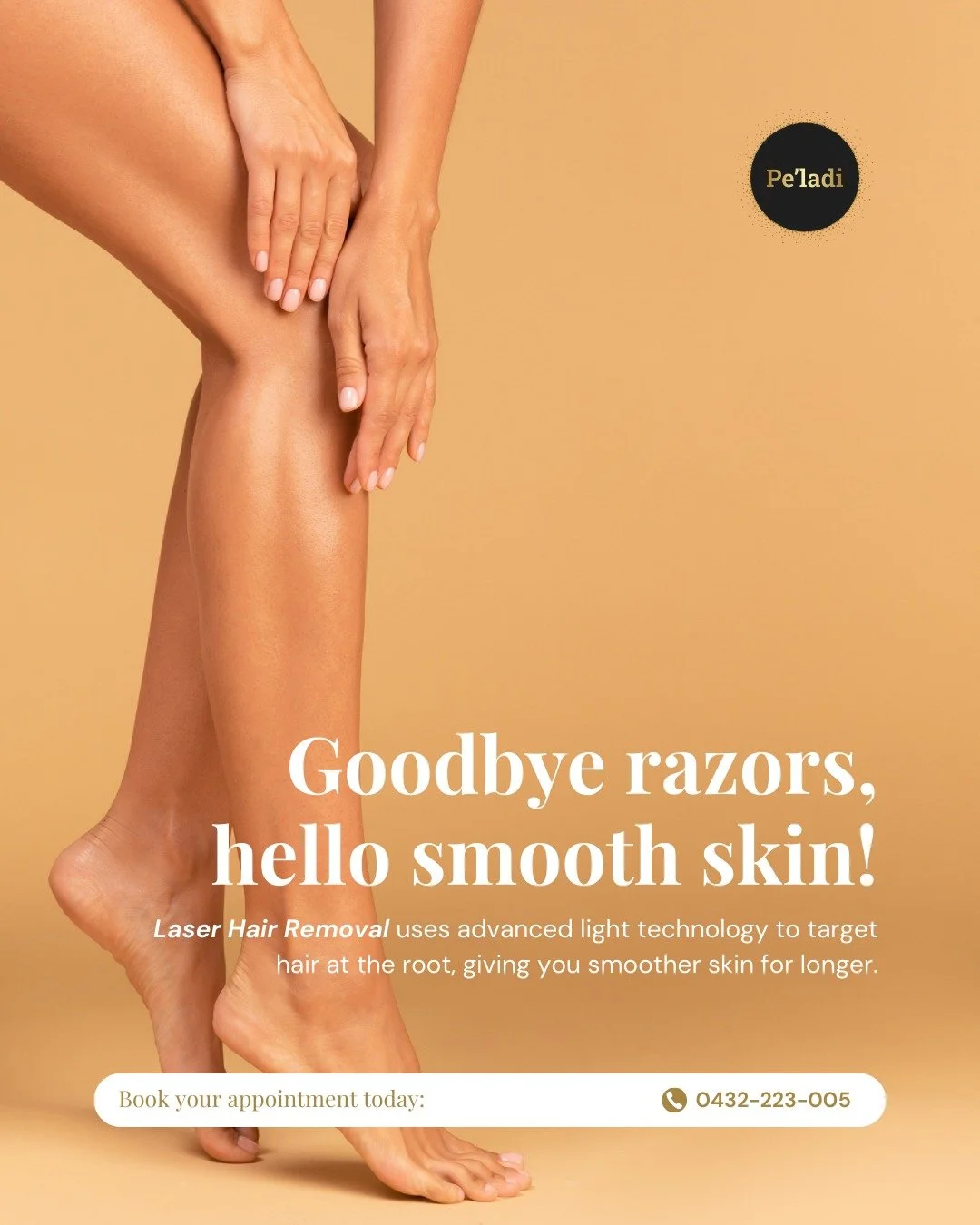 Tired of shaving every other day or dreading your next wax appointment? 🙋&zwj;♀️

Laser hair removal is a game-changer! Using advanced light technology, we target hair at the root to slow regrowth and keep your skin smoother for longer.
It&rsquo;s s