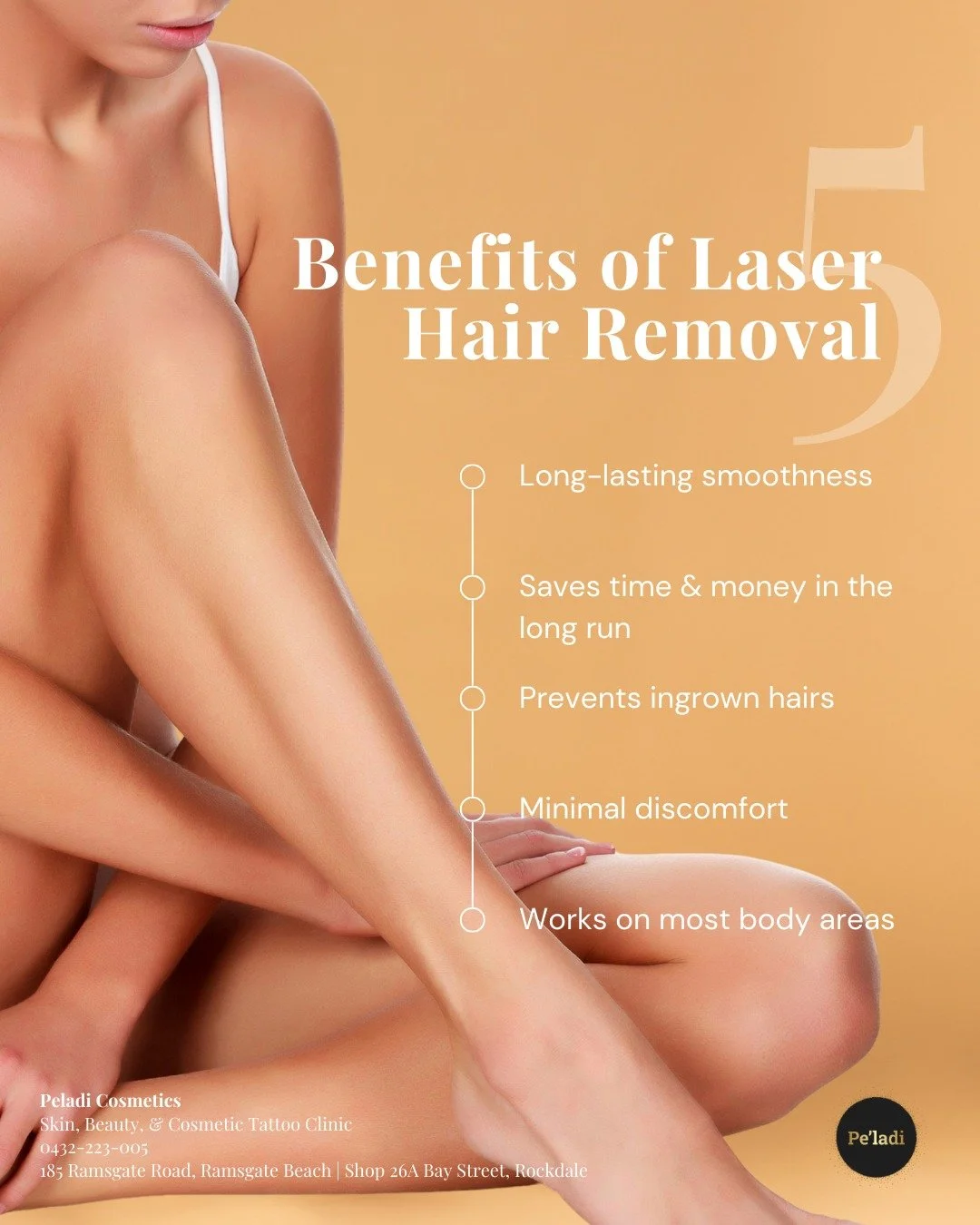 If you&rsquo;re tired of the endless shave&ndash;wax&ndash;repeat cycle, these Laser Hair Removal benefits might just win you over.

Ready to say hello to smooth skin and goodbye to the razor burn? Book your first Laser Hair Removal session today!
💌