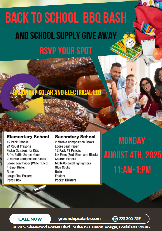Back to School BBQ Bash and School Supply Giveaway!!!