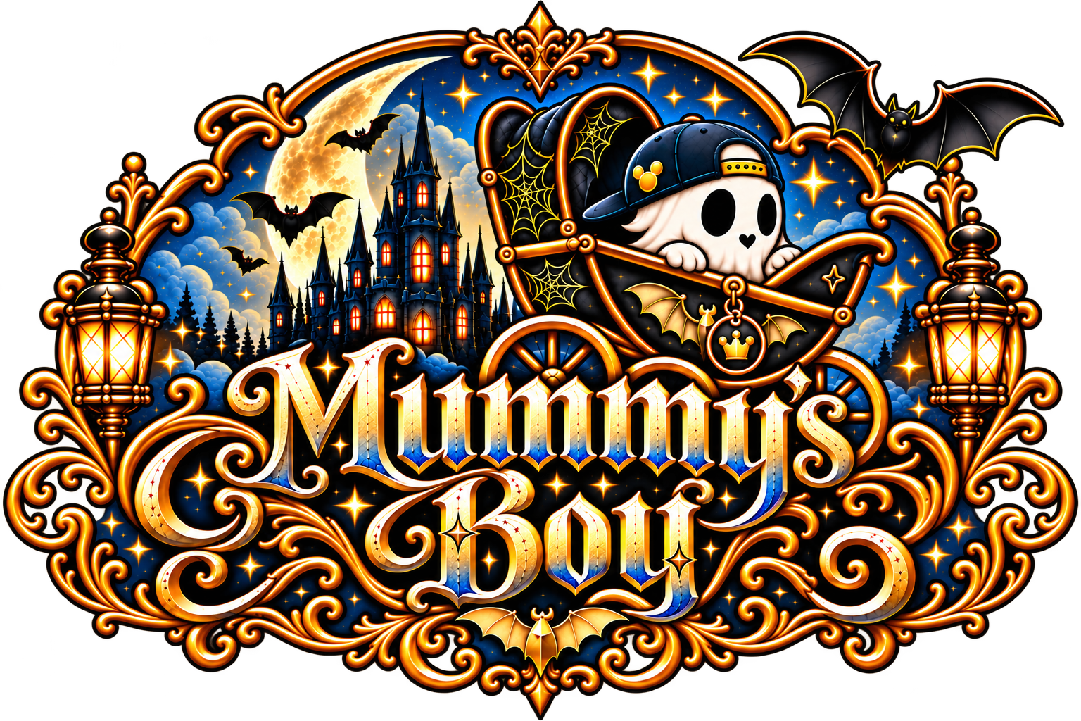 Ornate Halloween Mummy’s Boy Emblem.png