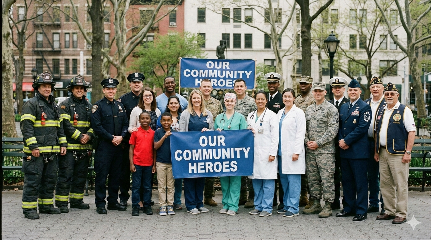 An image of important community workers in New Jersey