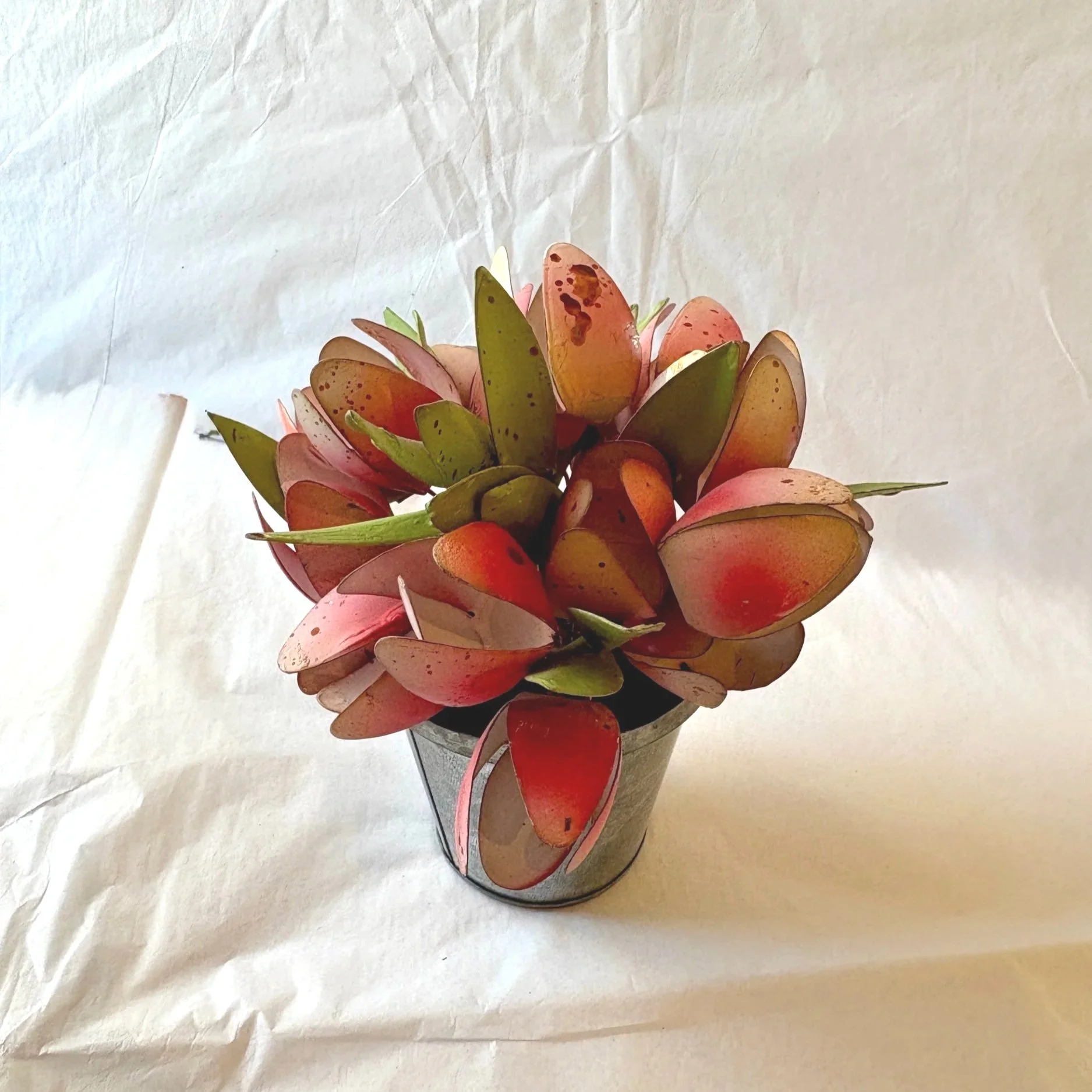 Painted Tulips in Pot