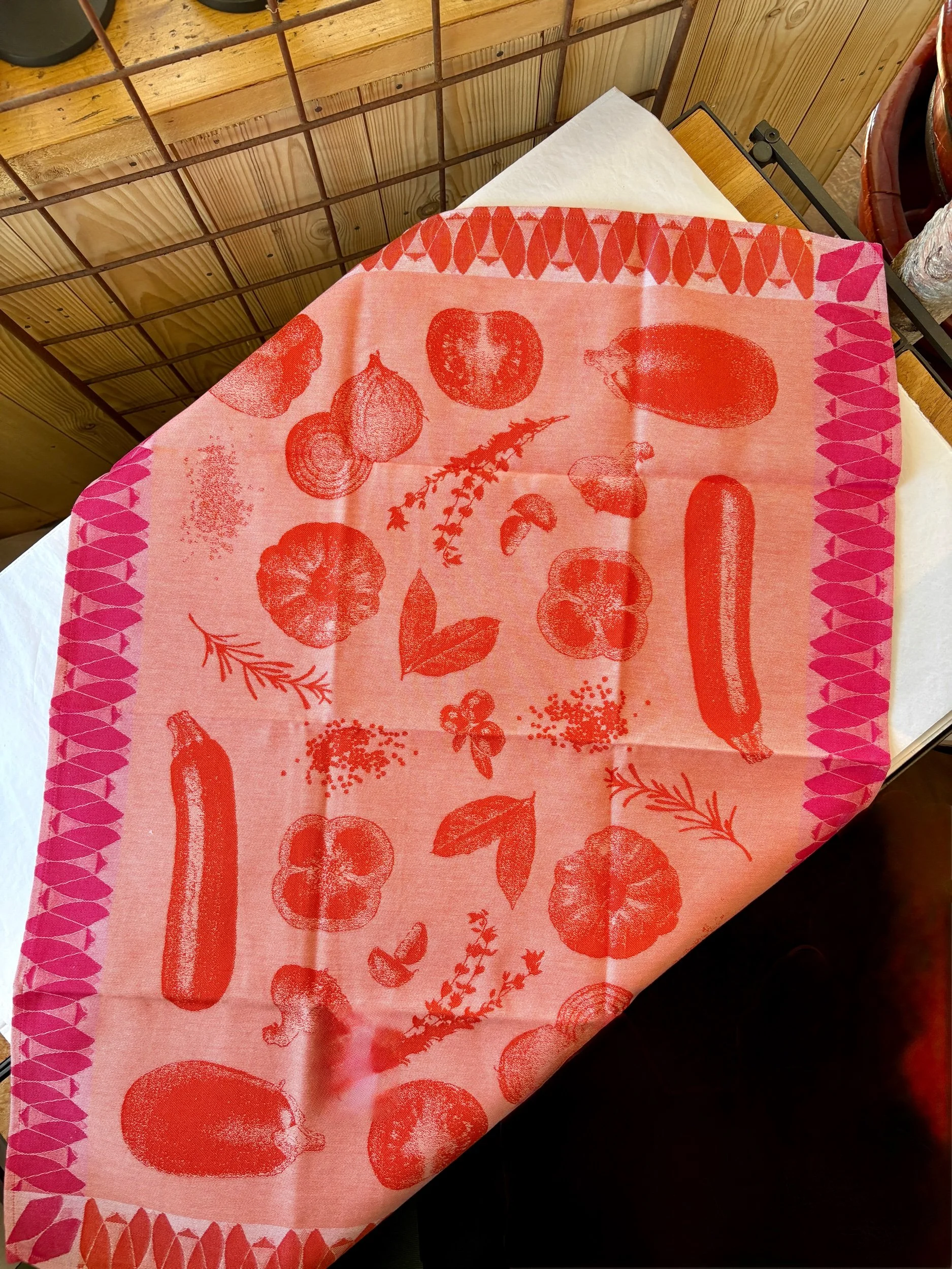 Le Jacquard Francais Tea Towel - Rataouille Red