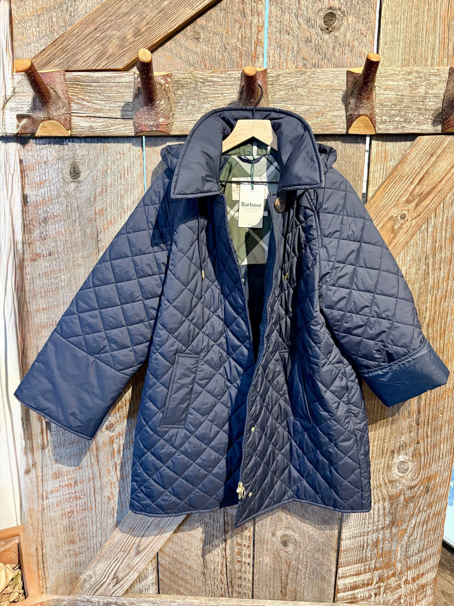 Barbour Women's Cara Quilted Jacket - Navy