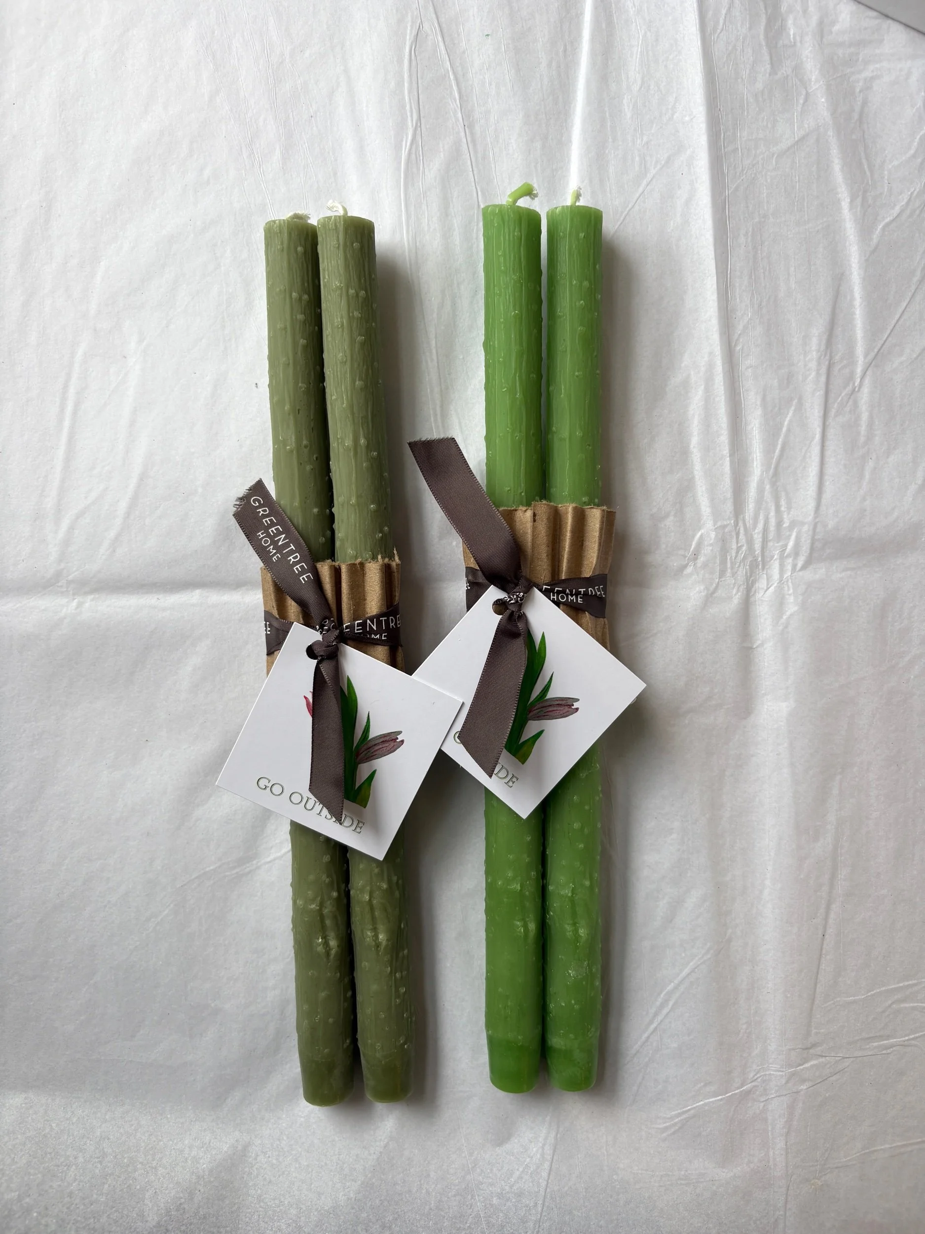 Twig Tapers - Greens