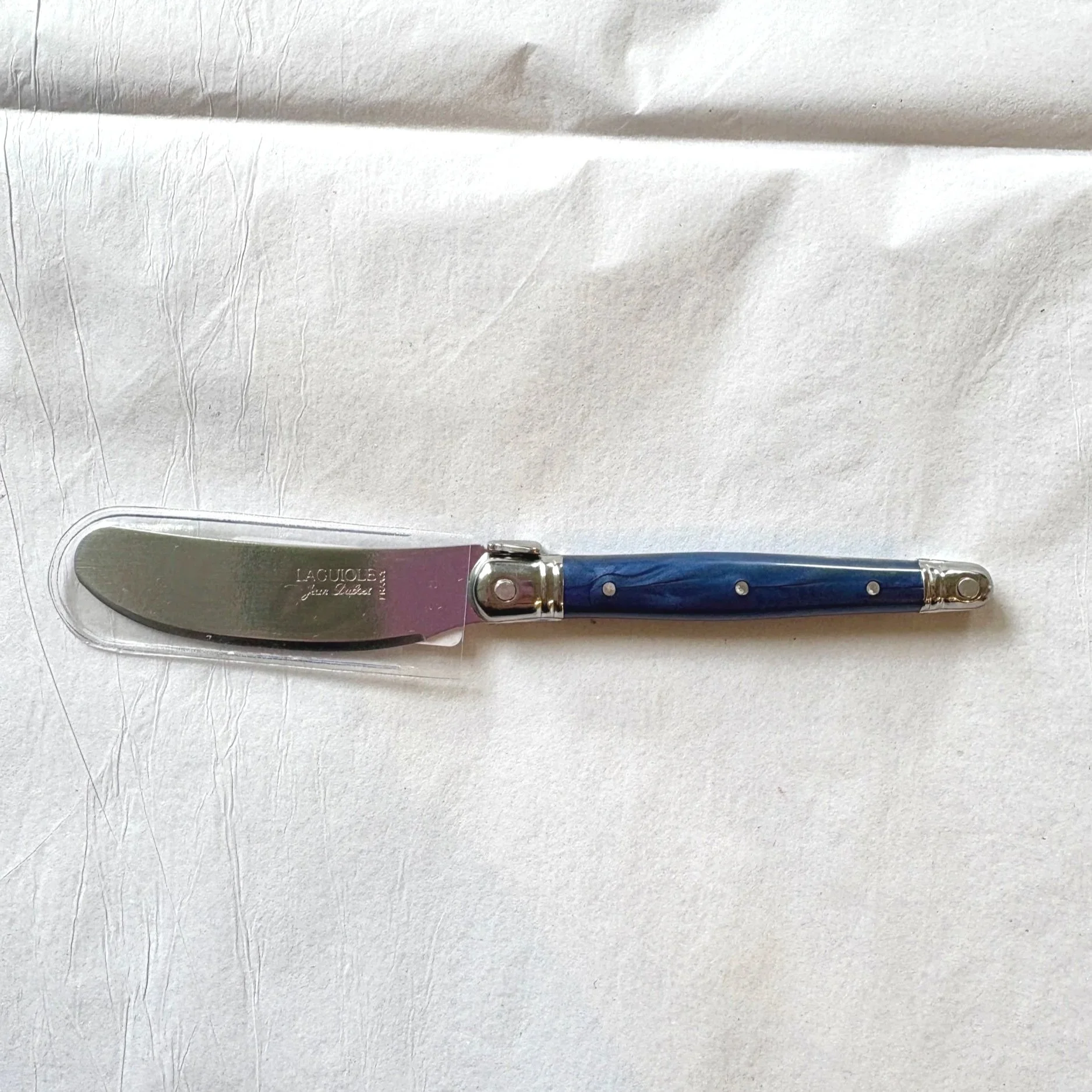 Jean Dubost Laguiole Mini Spreader/Cheese Knife