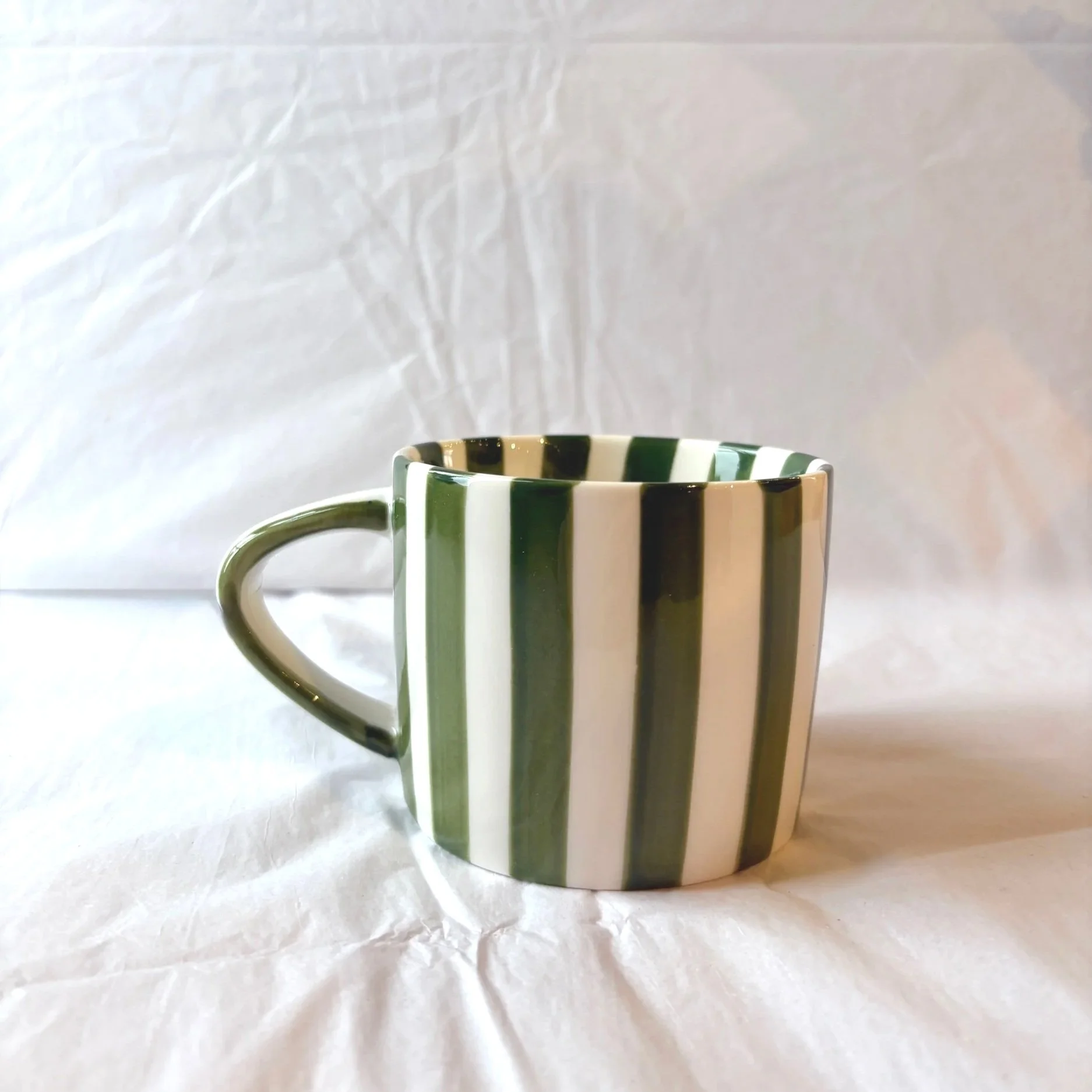 Striped Mug - Green