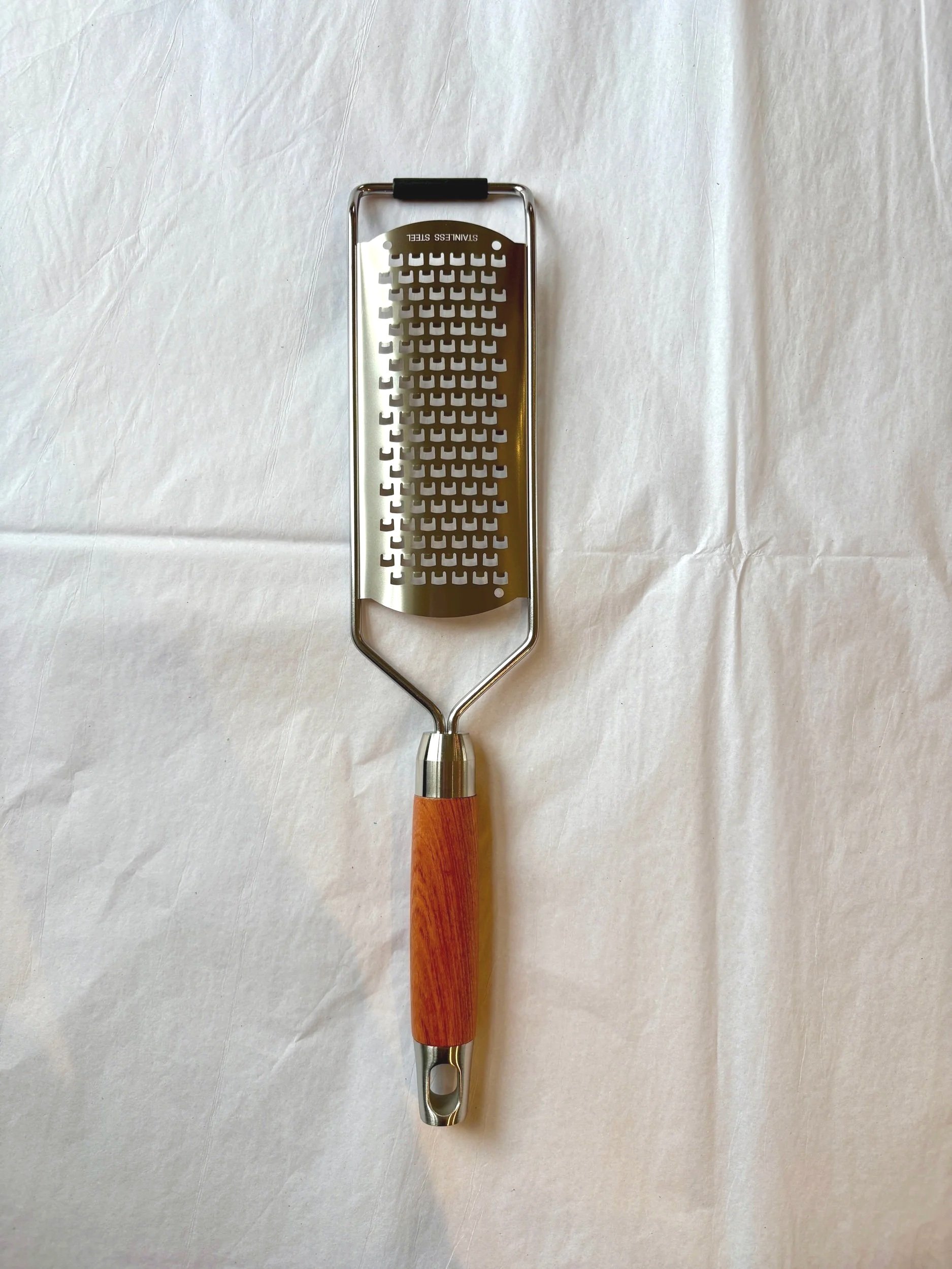 Coarse Cheese Grater with Walnut Handle