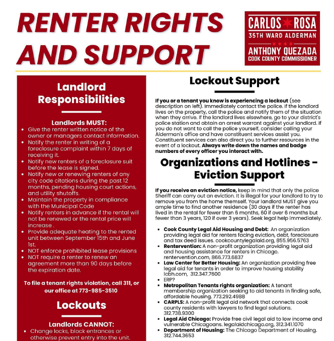 Tenant Rights and Eviction Support