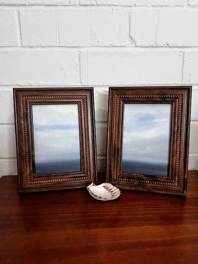 Misty Ocean - Diptych
