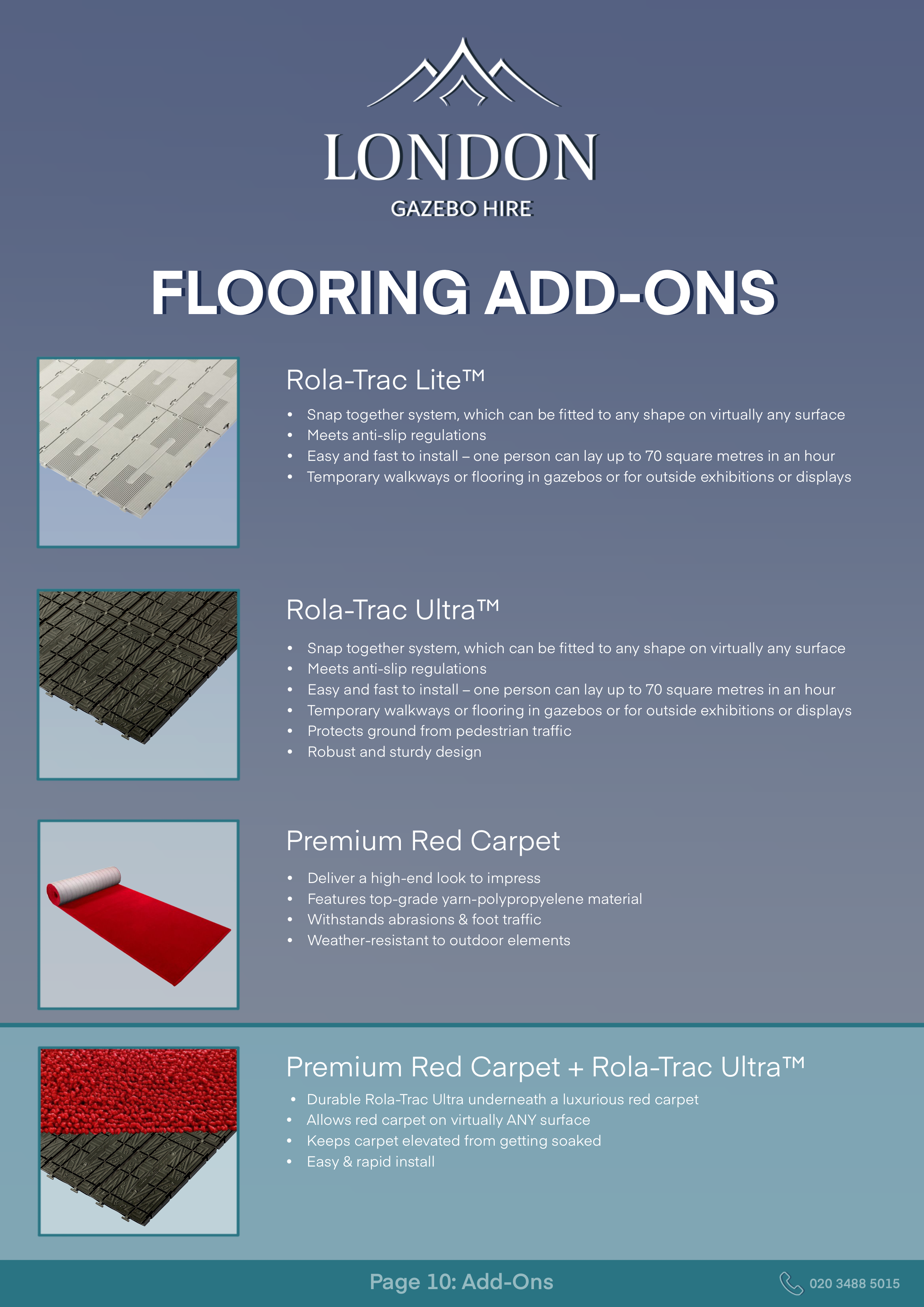 Next Day Gazebo Hire Late Hours Booking