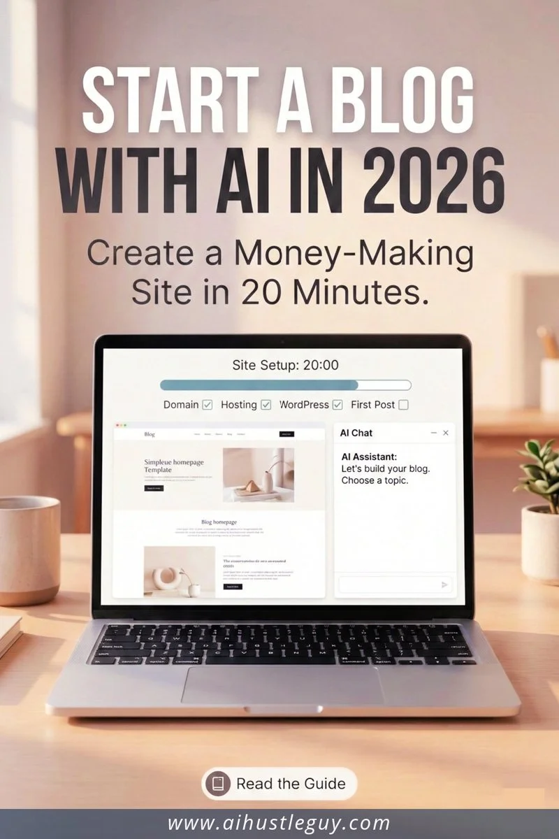 My starting a blog in 2026 pinterest photo