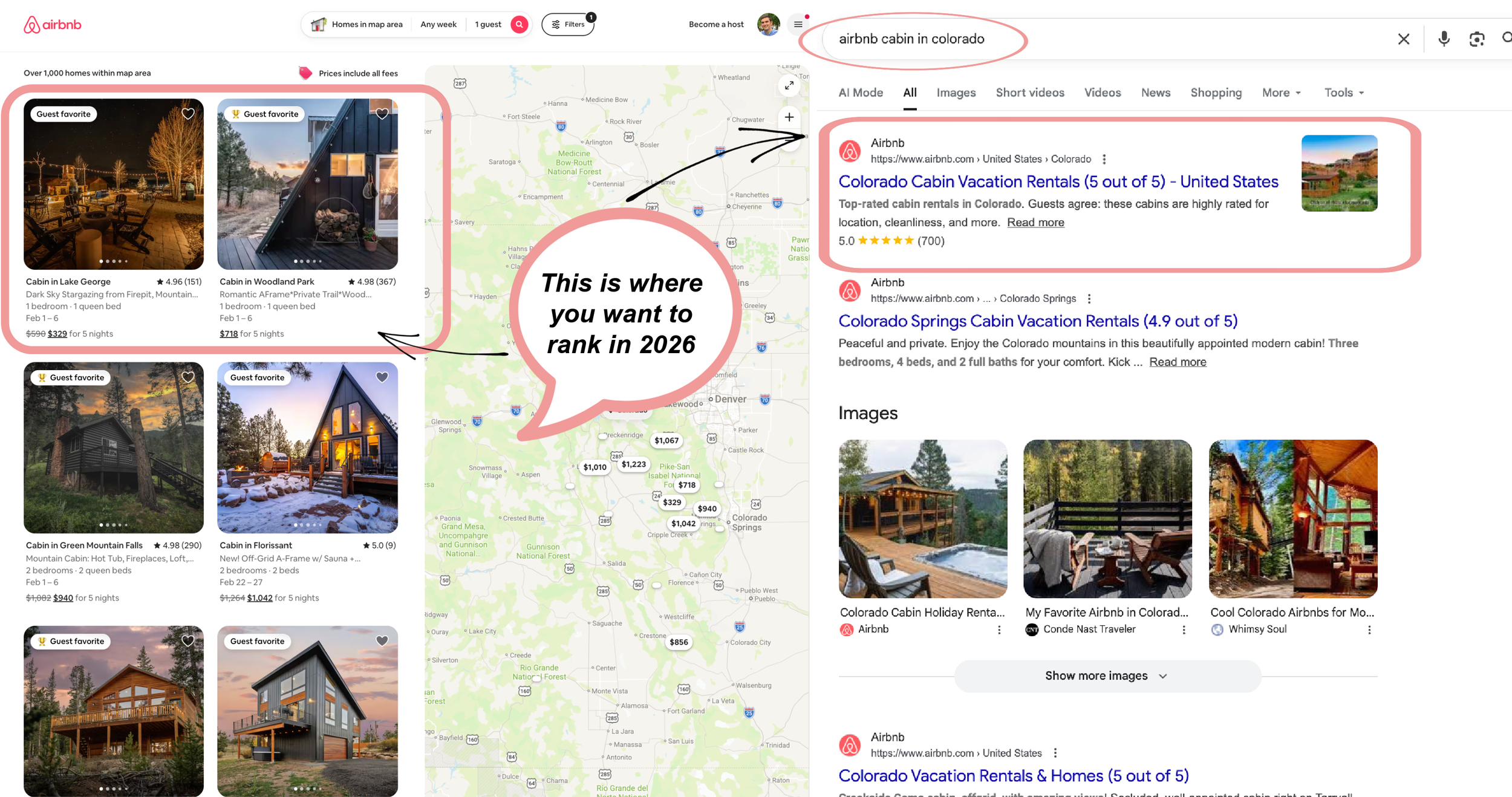 My Goal is to rank your Airbnb at the top of Airbnb.com and Google Search