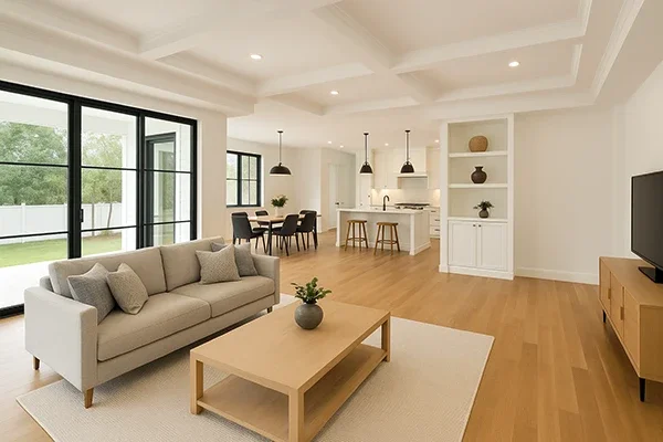 Spacious modern four-bedroom home ideal for large moves in Toronto with New House Moving.