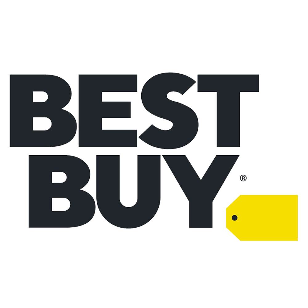 The image features the words 'BEST BUY' in bold black letters with a yellow price tag design attached to the bottom right corner.