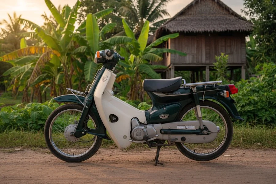Honda Supercub 70 (enhanced by AI)