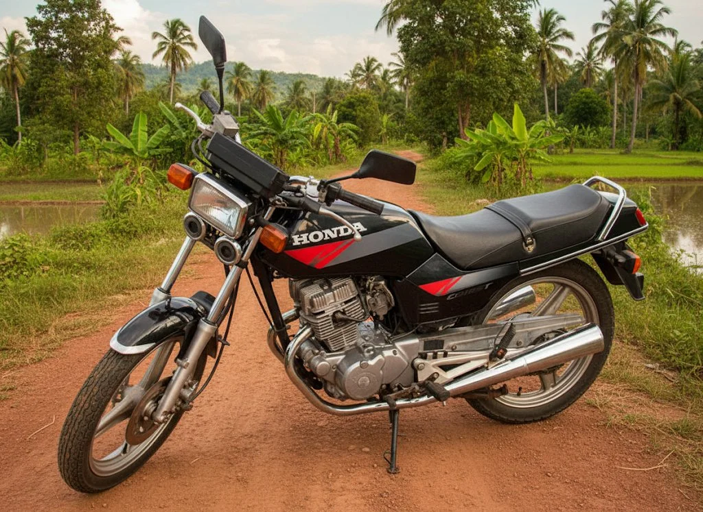 Honda CB125T (enhanced by AI)