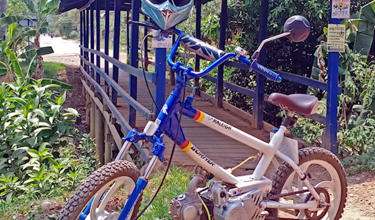 Daelim Citi 100 Modified (Raleigh Burner)