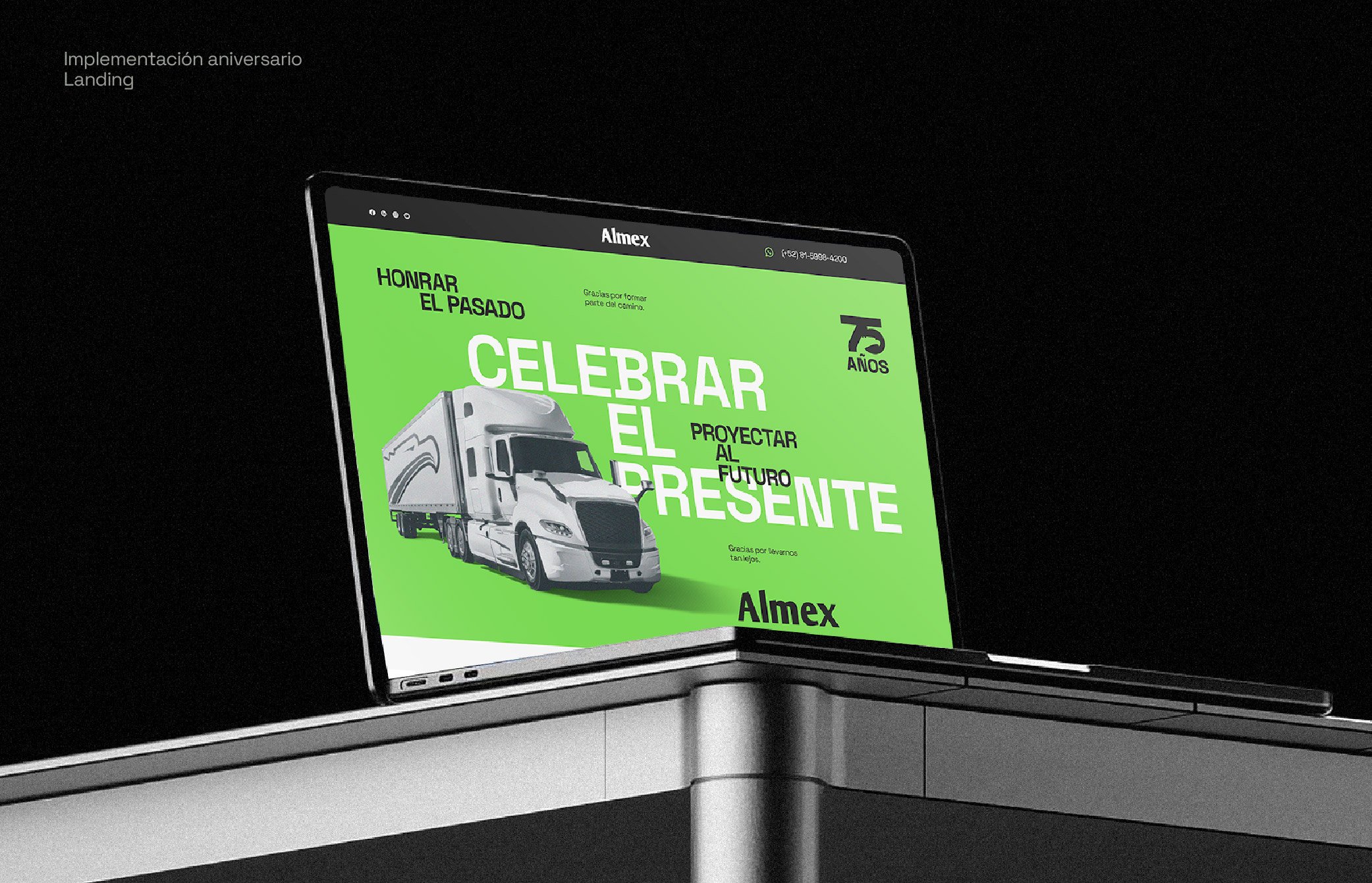 landing - 75aniversario Almex - FNMNS