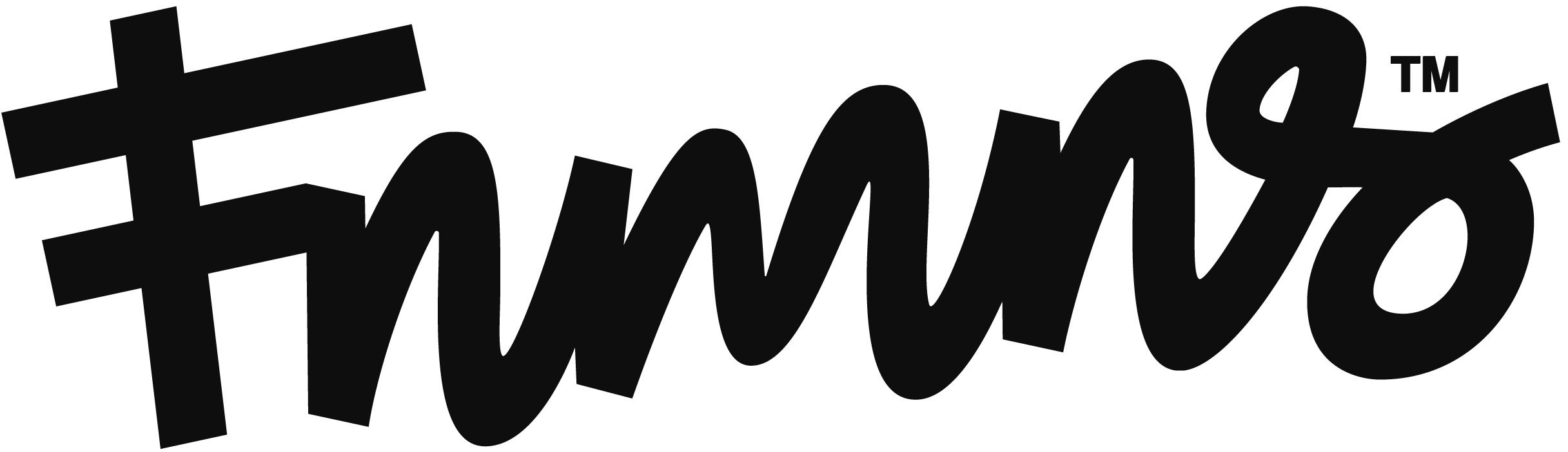 Logotipo de TikTok en negro sobre fondo transparente