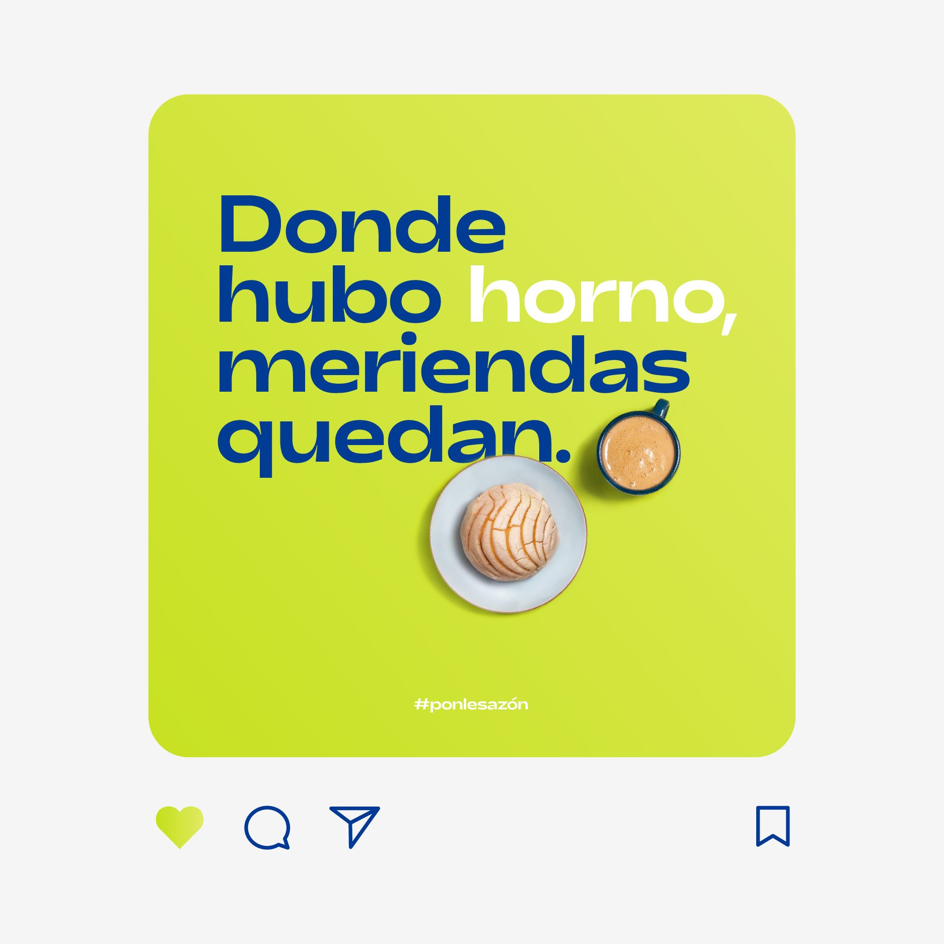 RRSS Conchas - Ponle Sazón - La Villita - FNMNS
