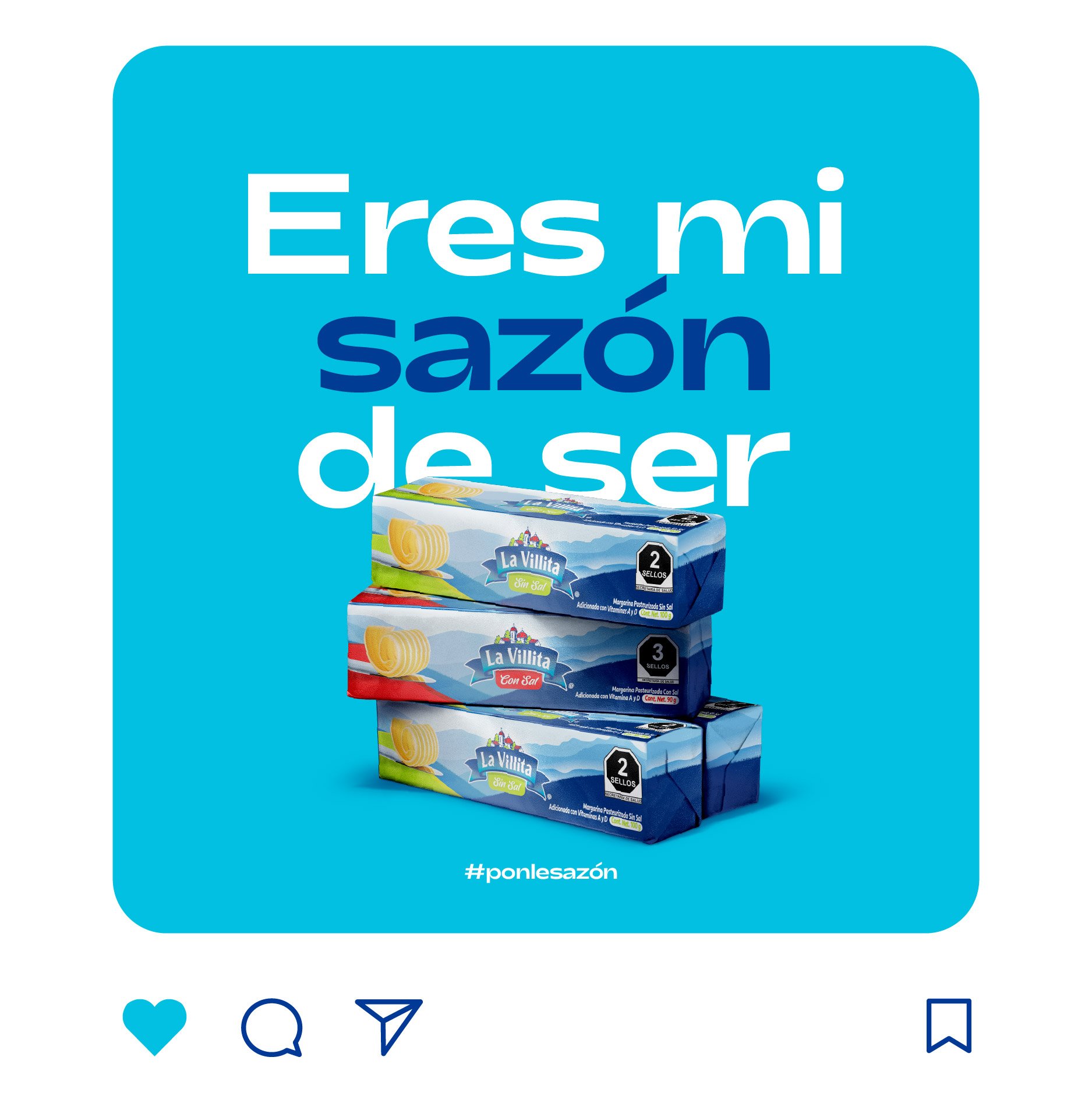 RRSS product - Ponle Sazón - La Villita - FNMNS