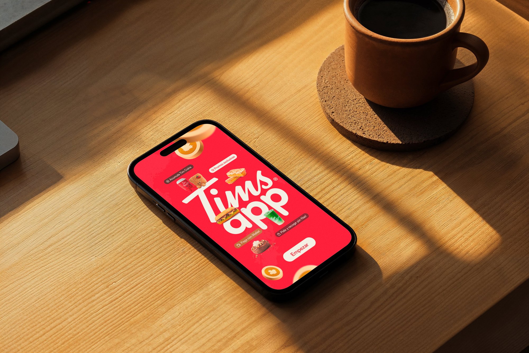App front screen - TimsApp YAPP - FNMNS