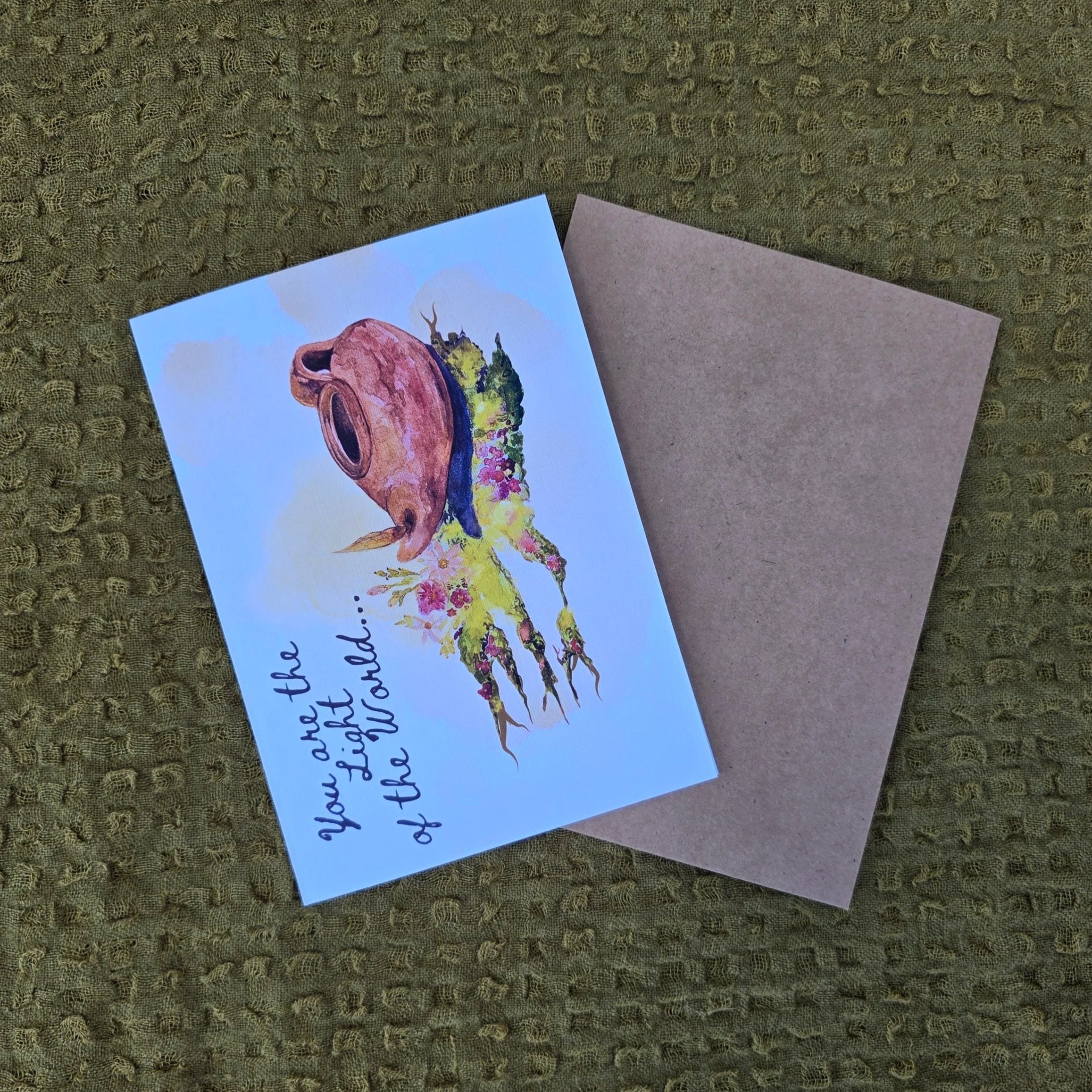 "You are the Light of the World" Greeting Card
