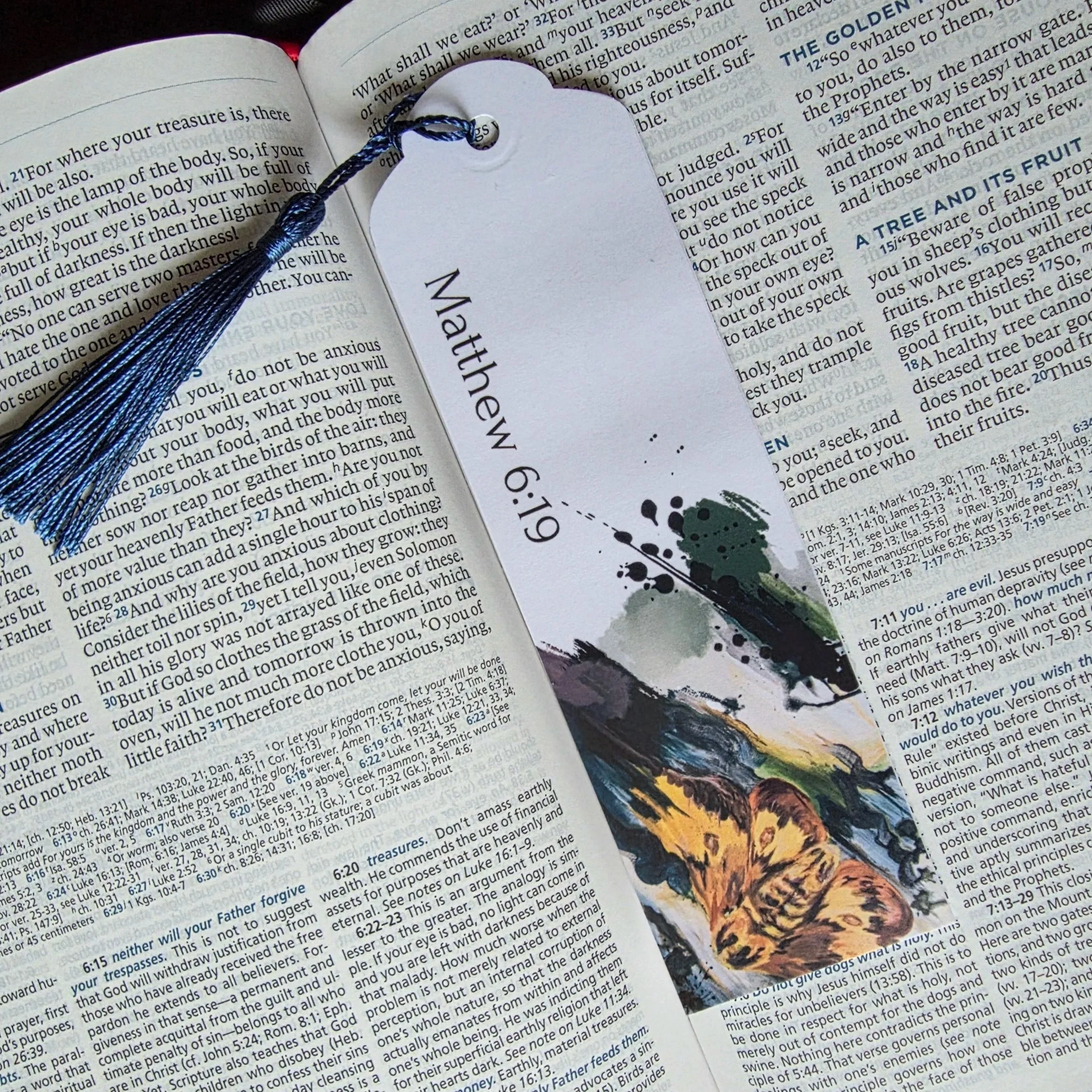 "Matthew 6:19" Bookmark